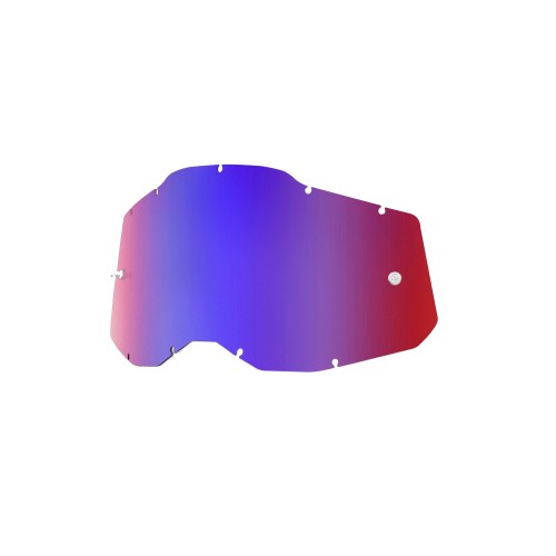 100% - RACECRAFT2 / ACCURI2 / STRATA2 REPLACEMENT SHEET MIRROR RED BLUE LENS