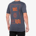 100% - SHIRT - GLOBAL T-SHIRT NAVY HEATHER