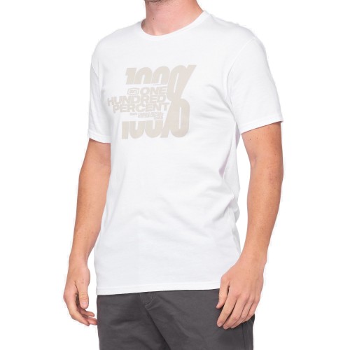 100% - SHIRT - HACKTIVIST T-SHIRT WHITE