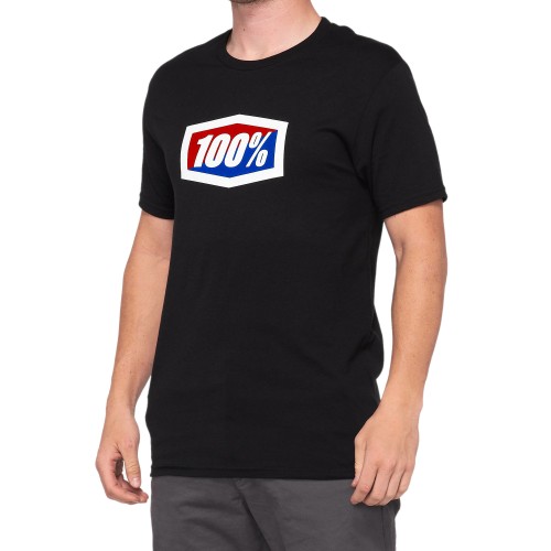 100% - SHIRT - OFFICIAL T-SHIRT BLACK