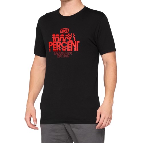 100% - SHIRT - ROGGAR T-SHIRT BLACK