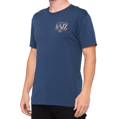 100% - SHIRT - SCRIPTER T-SHIRT SLATE BLUE