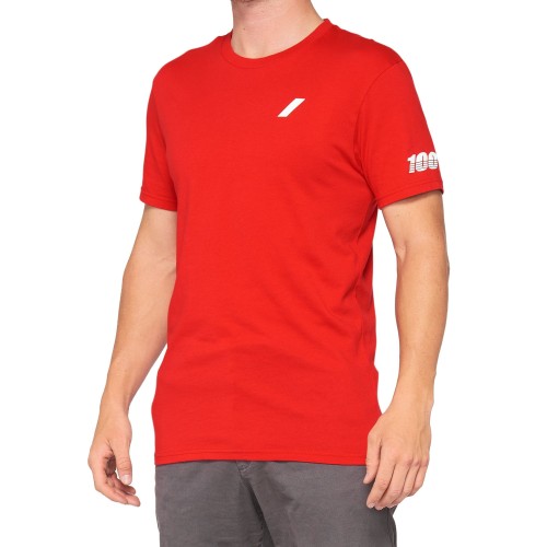 100% - SHIRT - TILLER T-SHIRT RED
