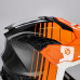ACERBIS - AIRSTRIKE-C HELMET ORANGE WHITE