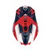 ACERBIS - AIRSTRIKE-X HELMET WHITE BLUE RED