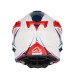 ACERBIS - AIRSTRIKE-X HELMET WHITE BLUE RED