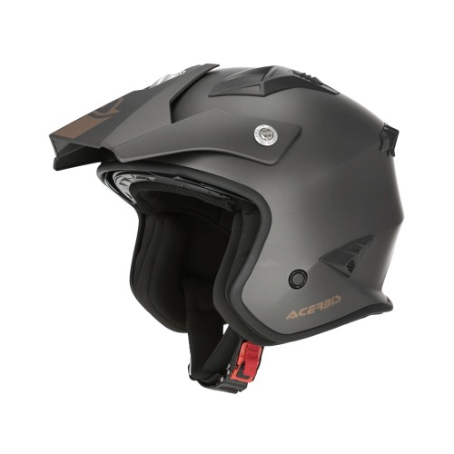 ACERBIS - JET ARIA METALLIC HELMET DARK GREY