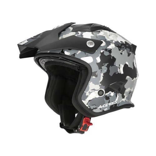 ACERBIS - JET ARIA SPORT HELMET GREY BLACK