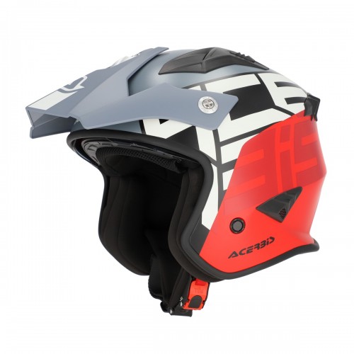 ACERBIS - JET ARIA SPORT HELMET GREY RED