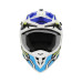 ACERBIS - LINEAR 2206 HELMET - WHITE BLUE
