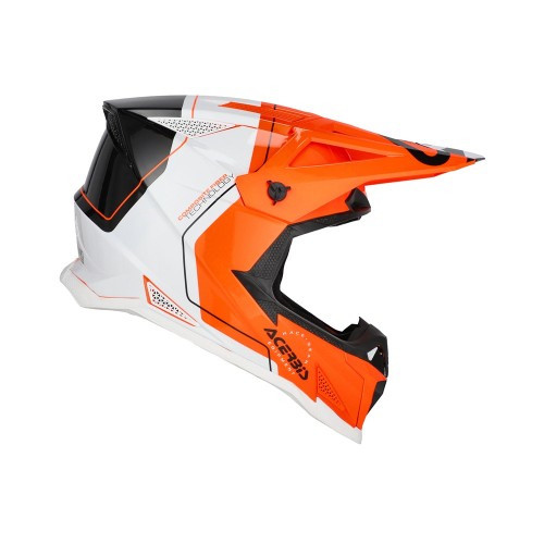 ACERBIS - T711 HELMET ORANGE FLUO BLACK