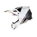 ACERBIS - T711 HELMET WHITE BLACK
