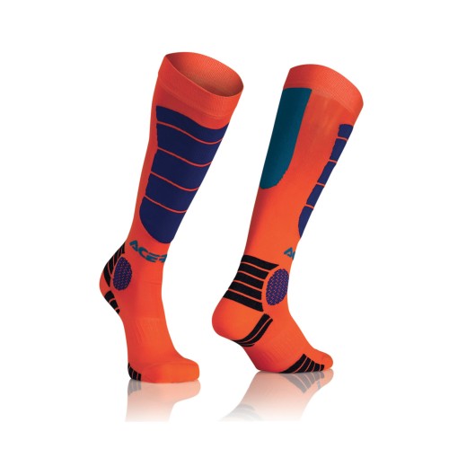 ACERBIS - MX IMPACT SOCK ORANGE / BLUE
