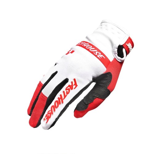 FASTHOUSE - GLOVE - SPEED STYLE MOD GLOVE RED WHITE (ADULT & YOUTH) 