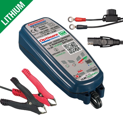 TECMATE - OPTIMATE 4S MODEL MT472 LITHIUM BATTERY CHARGER
