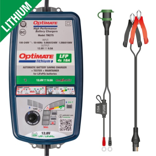 OPTIMATE - LITHIUM 4S 10A LFP BATTERY CHARGER